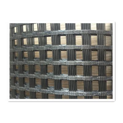 China Modern Warp Knitted Polyester Geogrid Biaxial HDPE Geogrids Uniaxial Warp-Knitting Polyester for sale