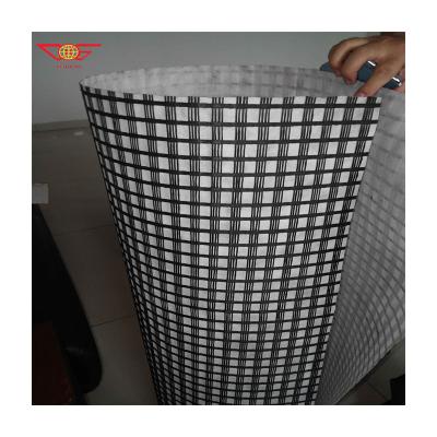 China Good Quality New Arrivals Industrial White Fiberglass Geogrid Geogrid Compound With Geotextile for sale