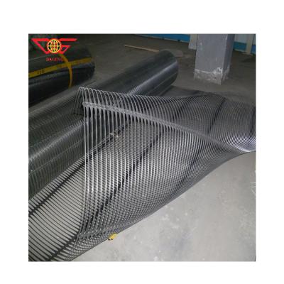 China Industrial Hot Products Geogrid 160/160kn Fixed Geocell Maker HDPE For Grass Ground Grid Polyethylene for sale