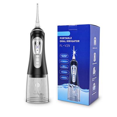 China 2021 Newest Hot Selling Dental Irrigator IPX7 Waterproof Oral Water Flosser Irrigator With 9 Modes FL-V29 for sale