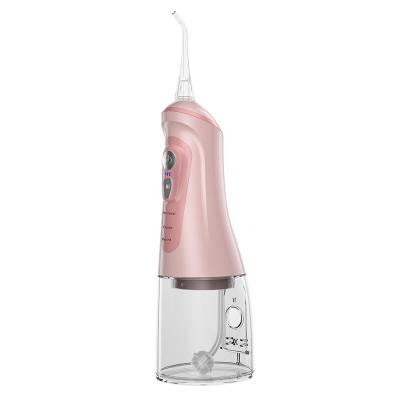 China 2021 Automatic USB Rechargeable Plastic Powered Metal Oral Sonic Water Flosser 300ML Irrigator Set for sale