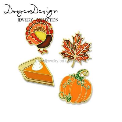 China Thanksgiving Brooch Set Trendy Jewelry for sale