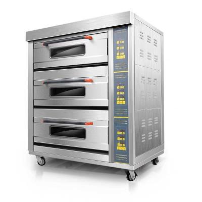 China Hot Selling Commercial Non-fingerprint Gas Bakery Oven Price Deck Electric Oven Baking Oven for sale