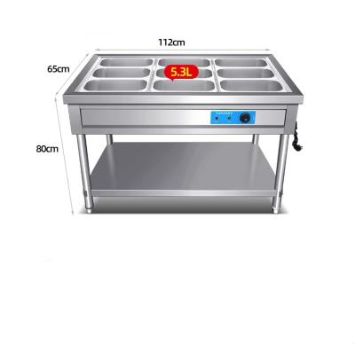 China Selling International Popular Food Bain Marie Style For Hotel And Restaurant Stainless Steel Electric Soup Heating Pot for sale