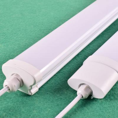 China Tri Light 36W LED Linkable 4 Outdoor Desk IP65 LED Tri Batten Proof Linear Light Install Quickly for sale