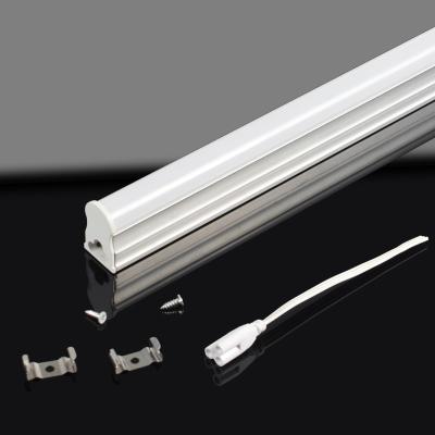 China Residential T5 Led Tube With Internal Driver 4000k 3000k 600mm PC Cover 9w 18w Milky Clear Connectable Integrated Tubes 1200mm for sale