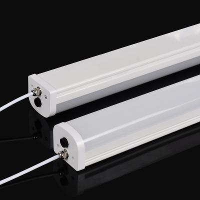 China High quality warehouse 60w 120w 1200mm 1500mm ip65 3000k led batten lamp tri linear warehouse light proof light mini for sale