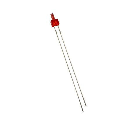 China 2mm Red LED Nipple With High Leg Light LED Color Lengthened Red Emitted Diode Bulbs Led Tubes 2mm Nipple LED L=52/54mm for sale