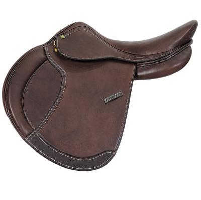 China Good Quality Comfortable Hot Selling Custom Horse Leather Equestrian Western Saddle for sale