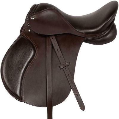 China Good Quality Comfortable Safe Waterproof And Easy To Clean Personalized Equestrian Leather Western Horse Saddle for sale