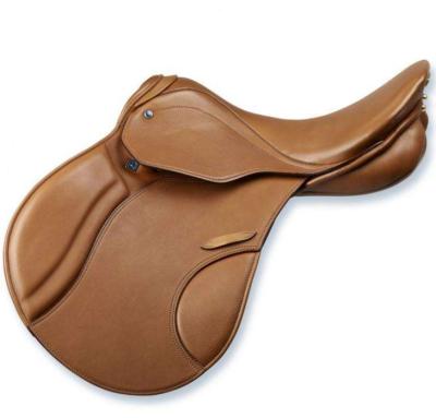 China Good quality hot sale comfortable waterproof and easy to clean custom equestrian leather western horse saddle for sale