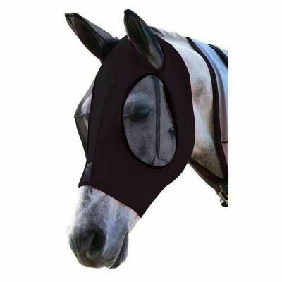 China New Washable Comfortable Breathable Mosquito Horse Headgear Elastic Fly With Ears for sale