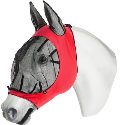 China High Quality Washable Waterproof Mosquito Proof Horse Fly Mask With Ears for sale