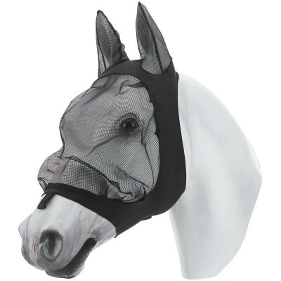 China Mosquito Proof Horse Fly Washable Waterproof Breathable Mask With Ears for sale