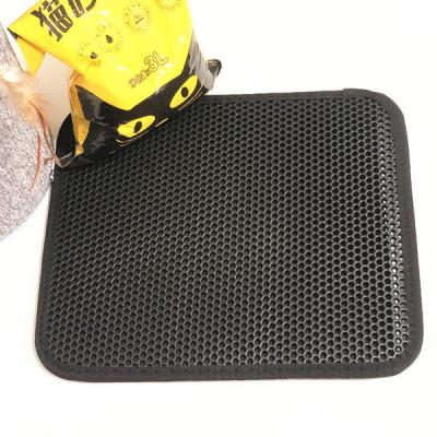 China High Quality Waterproof And Easy To Clean EVA Foam Rubber Pet Cat Litter Mat for sale