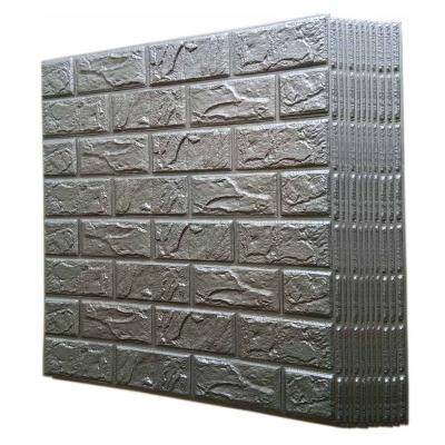 China Modern 3D Foam Self Adhesive Brick Wall Panels For Interior Wall Decor Wallpaper for sale