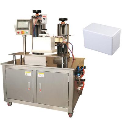 China Logistic Food Cold Chain Foam Box Sealing Machine For Frozen Food for sale