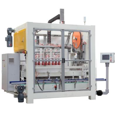 China Food Labor Saving High Efficiency Carton Packer Machine, Case Packer Machine For Box Glass Bottle for sale