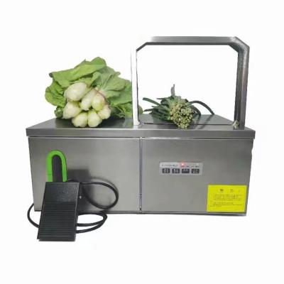 China New Type Top Selling Semi Strap Cable Opp Film Band Automatic Food Strapping Machine for sale