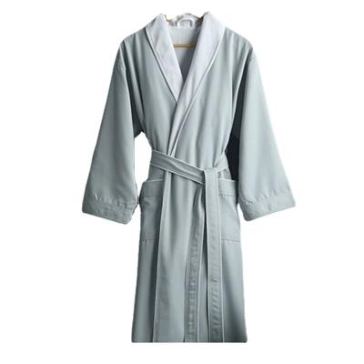 China New Design Hotel Bossman Adult Bathrobe High Quality Thermal Bathrobe Home Bathrobe Bathing Robes With Belt for sale