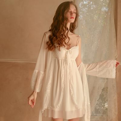 China BOSMAY Euro America luxury QUICK DRY salon wear women snow white ruffle night gown sweet valentines day gift for sale