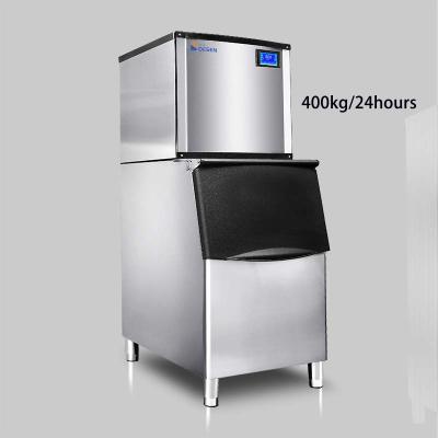 China Commercial 400kg per day Commercial used ice cube machine water cooled ice maker for sale