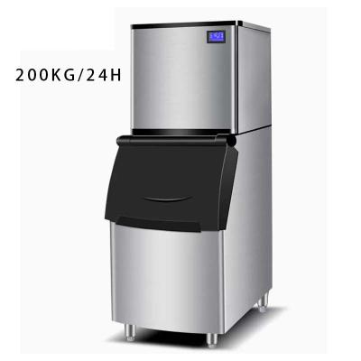 China Commercial 110V Stainless Steel Ice Cube Maker Machine Air Cooled 450 lb Ice Making Machine for sale