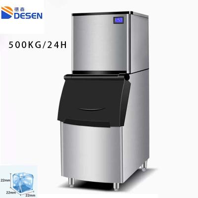 China Commercial commercial ice cube makers making High Efficiency machine 500kg/24Hrs industrial ice maker for sale