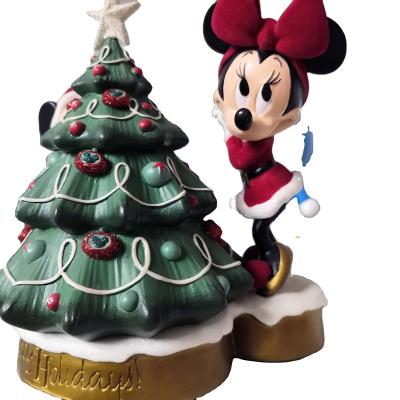 China Custom New Top Selling Mickey Name Christmas Tree Decoration Christamas Mouse Shape Personalized Hanging Decor Christmas Decoration Resin Crafts With High Quality for sale