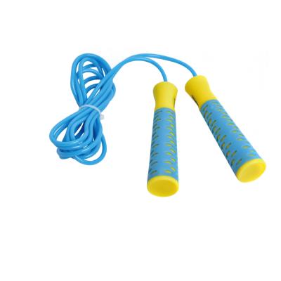 China Professional Exquisite Fitness Exercise Quality Adjustable PVC Handle Wire Jump Rope Plastic Jump Rope for sale