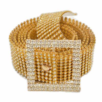 China 2021 Fashionable Hot Selling Rhinestone Designer Belt Women's Temperament Belts For Women for sale