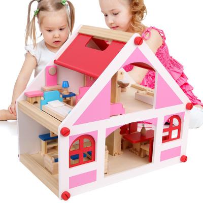 China Environmental Material Handmade house Castle DIY House Toy Miniature house Birthday Gifts Educational Toys Villa Girl DIY Toy for sale