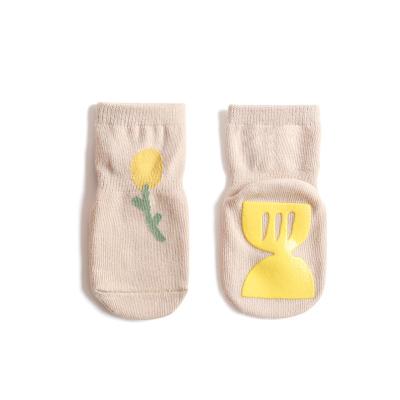 China Breathable Non-slip Baby Floor Socks Spring And Autumn Combed Soft Bottom Indoor Cotton Children Baby Walking Anti - Mosquito Socks for sale