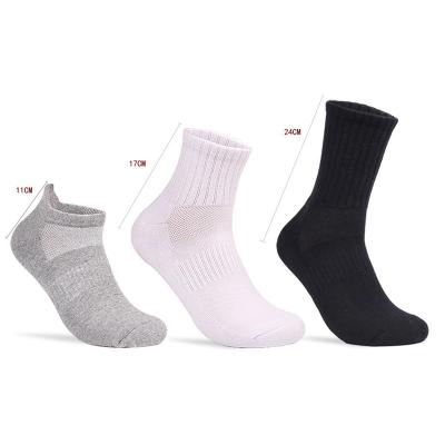 China New Men's QUICK DRY Style Thin Pure Color Cotton Towel Deodorant Breathable Sports Socks 1bags 5pcs for sale