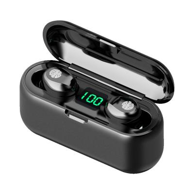 China 2022 Wireless Earbuds Wholesale Private Label Earbuds Mini Waterproof Noise Canceling F9 Game Wireless Earbuds for sale