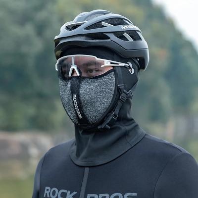 China ROCKBROS Skin-Friendly Outdoor Sports Full Face Warm Balaclava Hats Winter Windproof Magnet Face Protection Custom Hat for sale