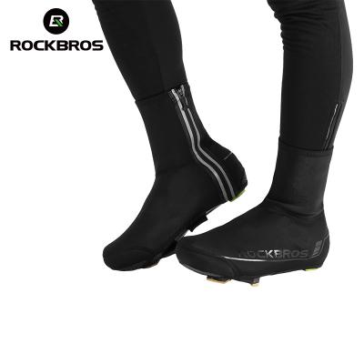 China ROCKBROS Breathable Cycling Long Shoe Cover Lycra Waterproof MTB Road Bicycle Lock Windproof Shoes Cover for sale