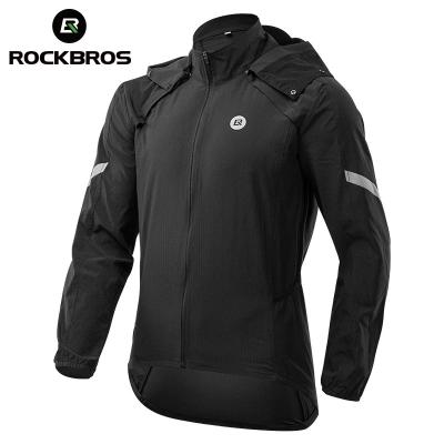 China ROCKBROS Cycling Jacket Men's Cycling Tank Top Cycling Clothing MTB Breathable Windproof Reflective Quick Dry Women's Sporting Goods for sale