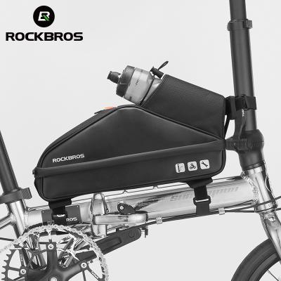 China High Capacity Waterproof Waterproof Bike Bag Storage ROCKBROS Tube Accessories Top Bags Bike Kettle Bag for sale