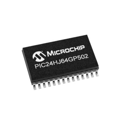 China PIC24HJ64GP502-I/SO microcontrollers electronic component standard 16-bit integrated circuit (up to 128 KB flash and 8K SRAM) for sale