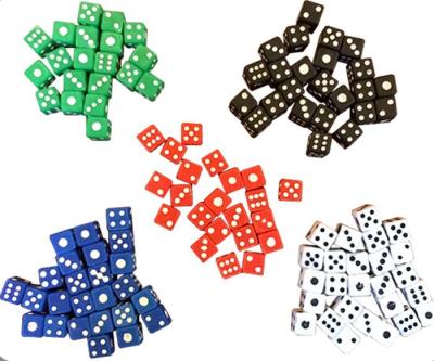 China Shaped Squares Dies Fashionable Design Brown Polyhedral Dies Bulk Wholesale For Game for sale