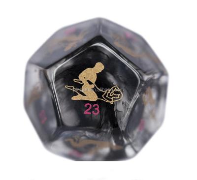 China Squares Shaped Dice Polyhedral Colorful Adult Games Fashionable Design Dies For Board Game for sale