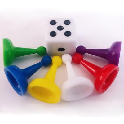 China Plastic Gambling Plastic Pawns For Board Game for sale