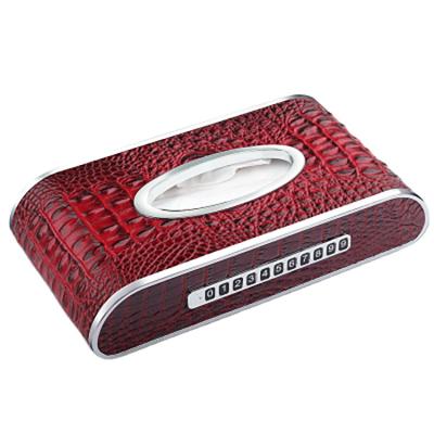 China Traditional Bling Customize Luxury Gem Diamond Rhinestone Car Cloth Leather Box for sale