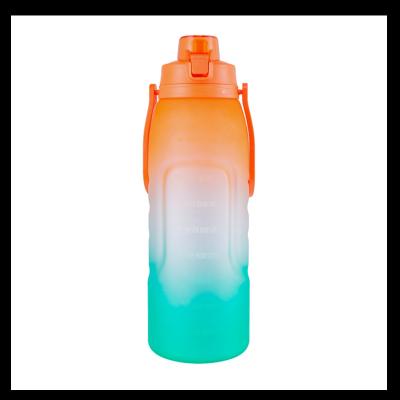 China 3800ml Stocked Bouncing Upright Space Cup Gradient Color Travel Plastic Drinking Water Bottle for sale