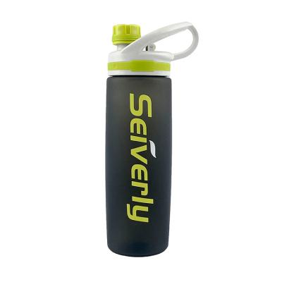 China Stored Hot Popular Portable Sports Shaker Anti-scalding Plastic Water Bottle for sale