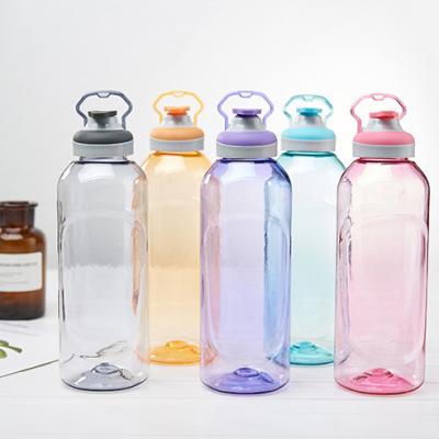 China Cheapest Water Cup 750ml Portable Clear Space Cup Factory Price Stocked Plastic Water Bottle for sale