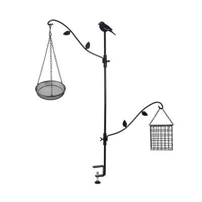 China Automatic Multi-Hook Bird Feeder Pole Rig Kit with Two Adjustable Legs for sale