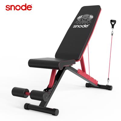 China Indoor foldable adjustable weight lifting keyboard snode bd90 dumbbell benchworking bench for sale