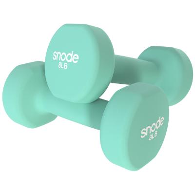 China Type Fitness Sponge Dumbbell SNODE 8lbs Weight Dumbbells For Women Exercises Neoprene Dumbbells Set For Muscle Strength Dumbells 85Lbs for sale